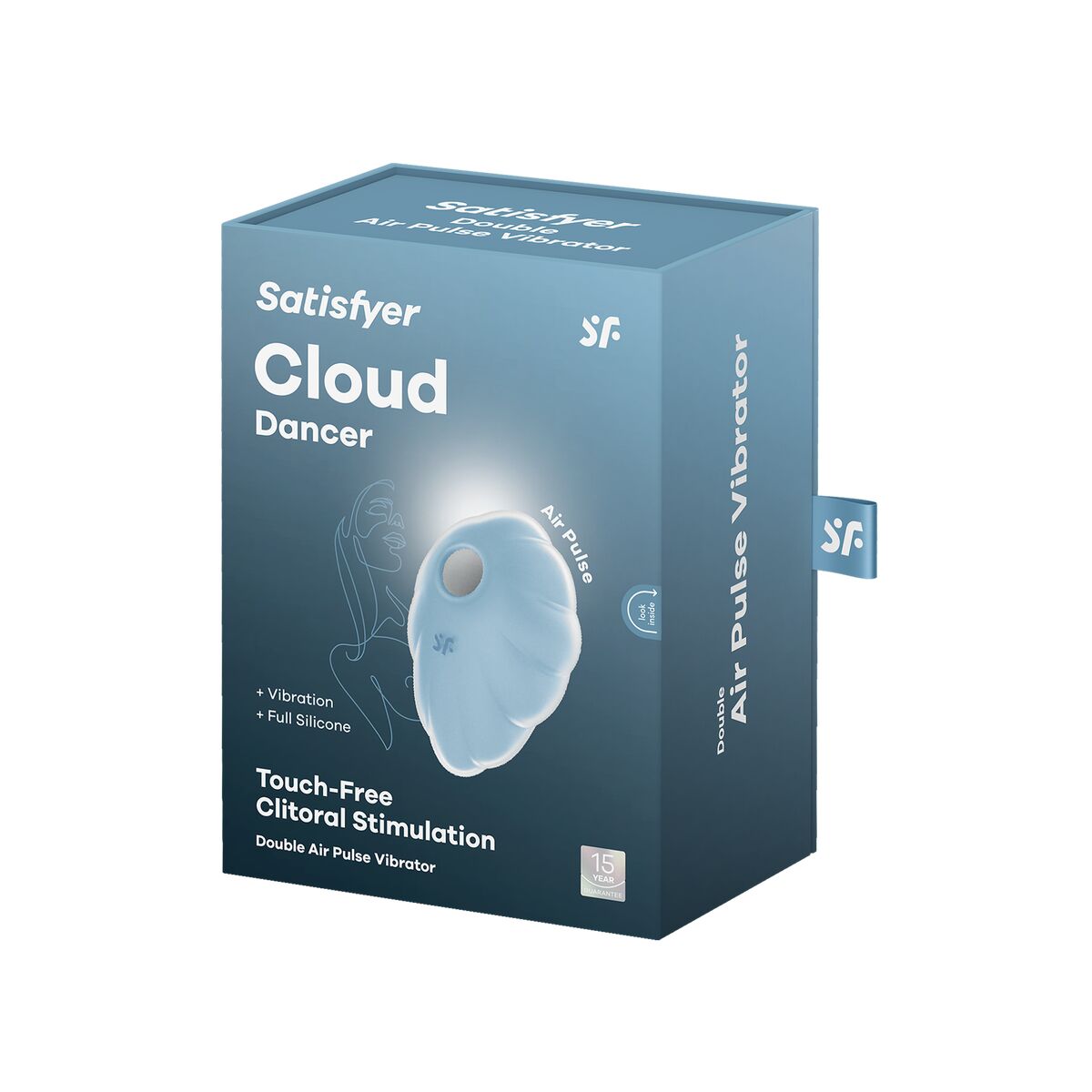Sugestimulator for klitoris Satisfyer Cloud Dancer Blå